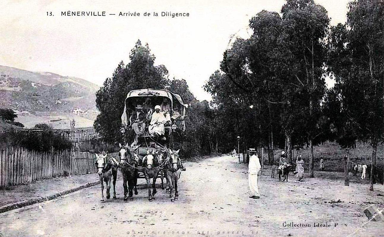 1202- Menerville - Arrivee de la diligence.jpg